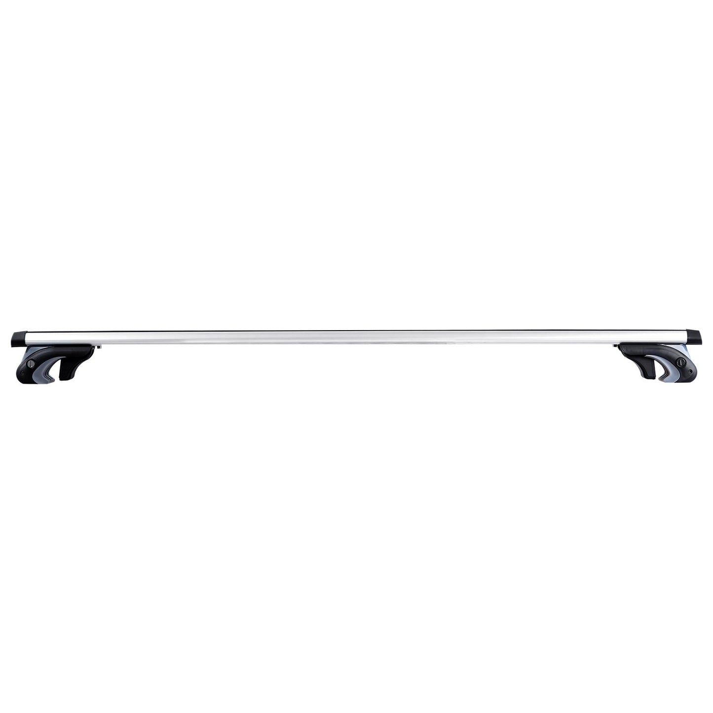 Universal takräcke tvärstag, 54" aluminium takräcke tvärbalkar, Passar befintliga upphöjda sidoskena med mellanrum, 200 lbs lastkapacitet, justerbara tvärbalkar med lås, för stadsjeepar, sedaner och skåpbilar