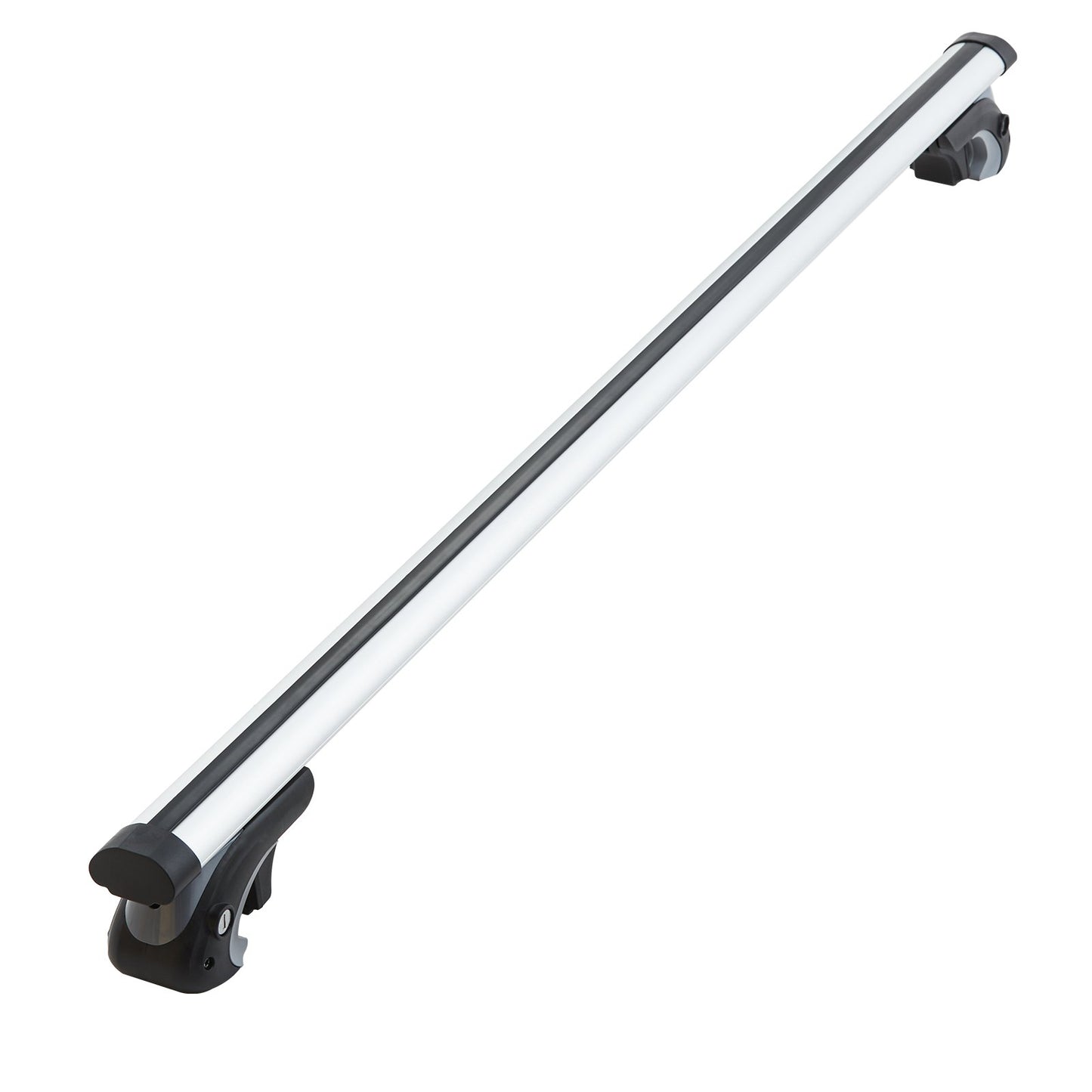 Universal takräcke tvärstag, 54" aluminium takräcke tvärbalkar, Passar befintliga upphöjda sidoskena med mellanrum, 200 lbs lastkapacitet, justerbara tvärbalkar med lås, för stadsjeepar, sedaner och skåpbilar