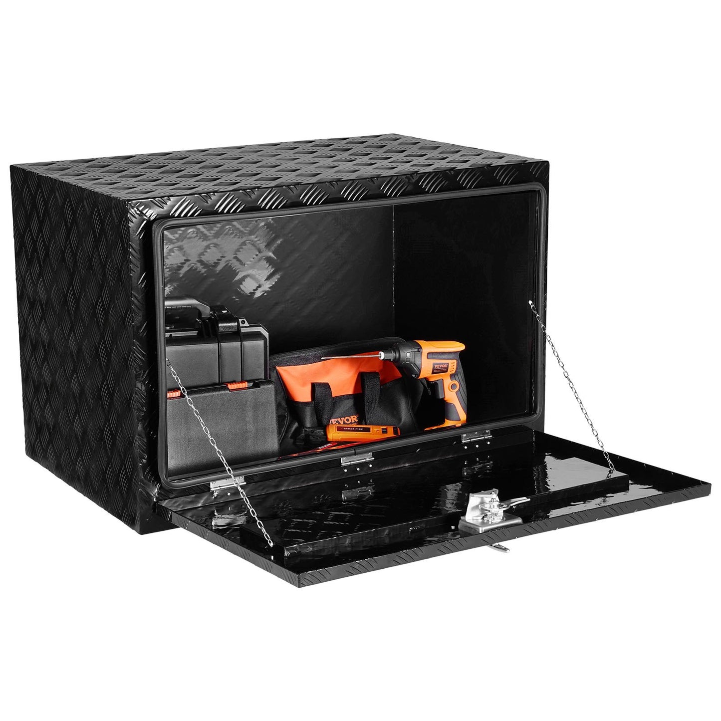 Undercarriage Aluminum Truck Tool Box 36" x 24" x 24" Trailer RV Tool Storage