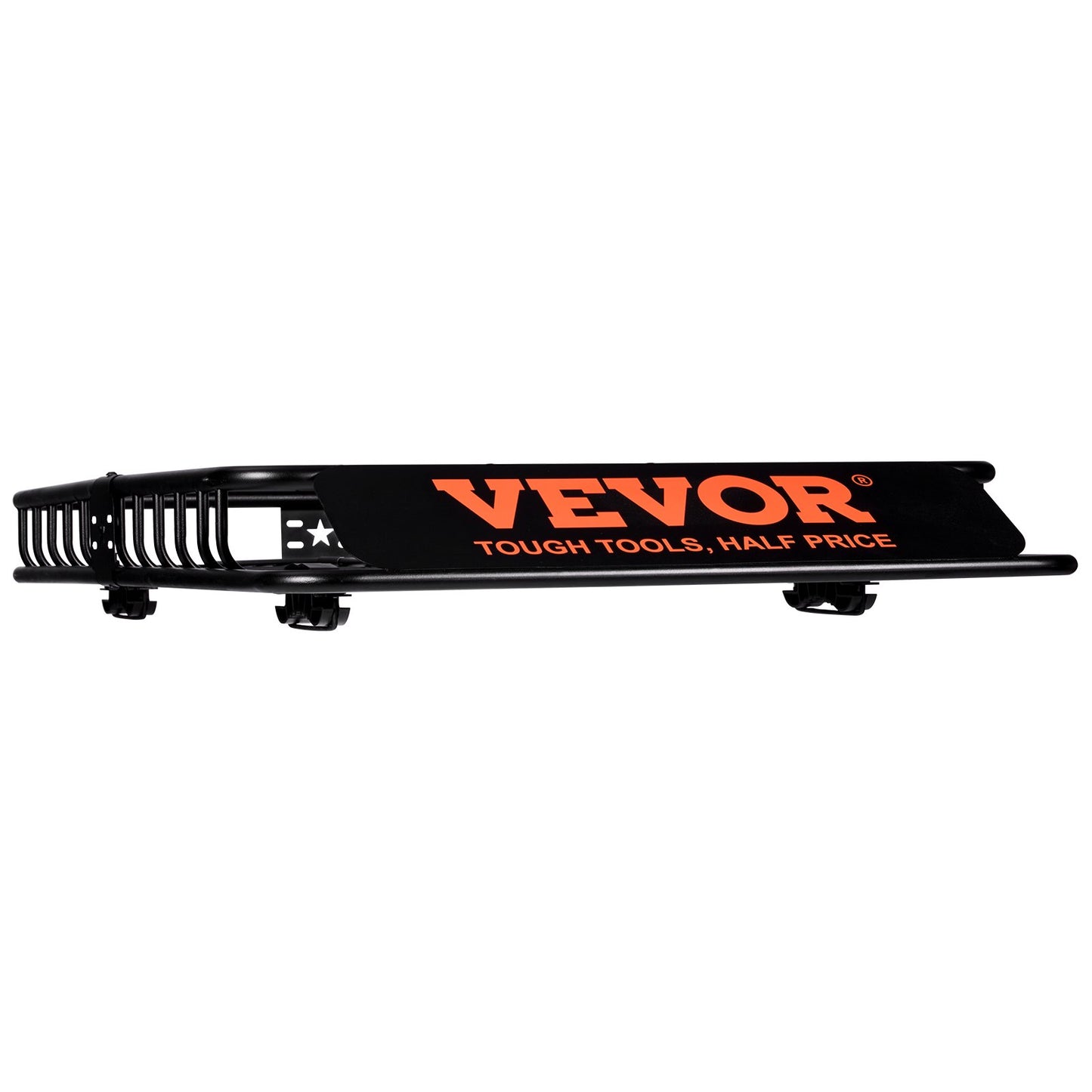 Takräcke lastkorg, 117,5 x 91,5 x 11,4 cm Taklasthållare, Kraftig 90,7 kg Kapacitet Universal takräckeskorg, bagagehållare för SUV, lastbil, fordon