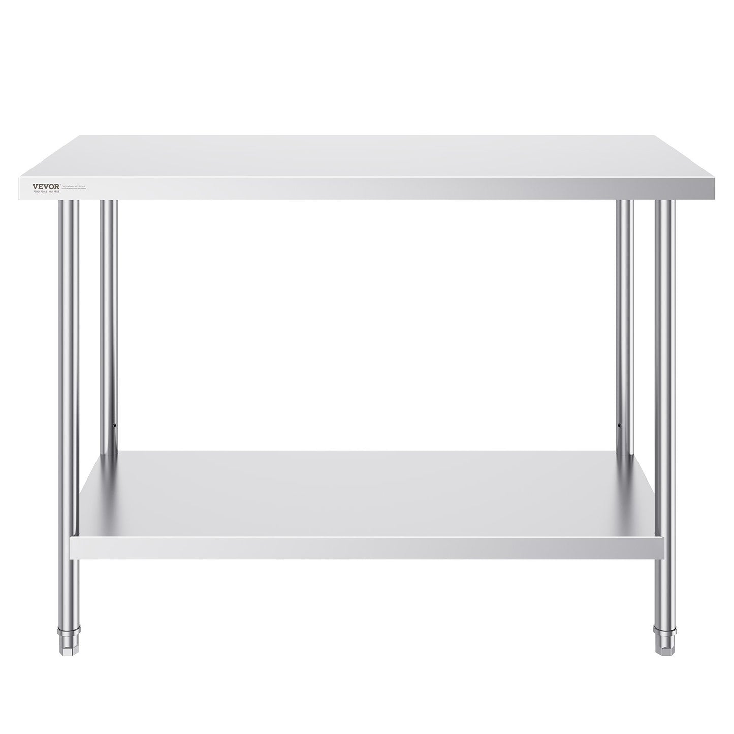 Rostfritt stål Arbetsförberedande bord Kommersiellt arbetsbord Matförberedelser 24x48x34in