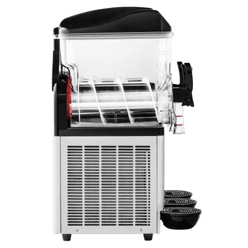 Kommersiell Slushmaskin 15Lx3 Tank Margarita Smoothie Frysdryckesmaskin | EU