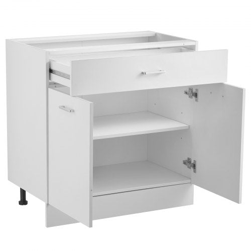 Shaker-underskåp 86 cm B x 43 cm D x 81 cm H Monteringsklart med låda | EU