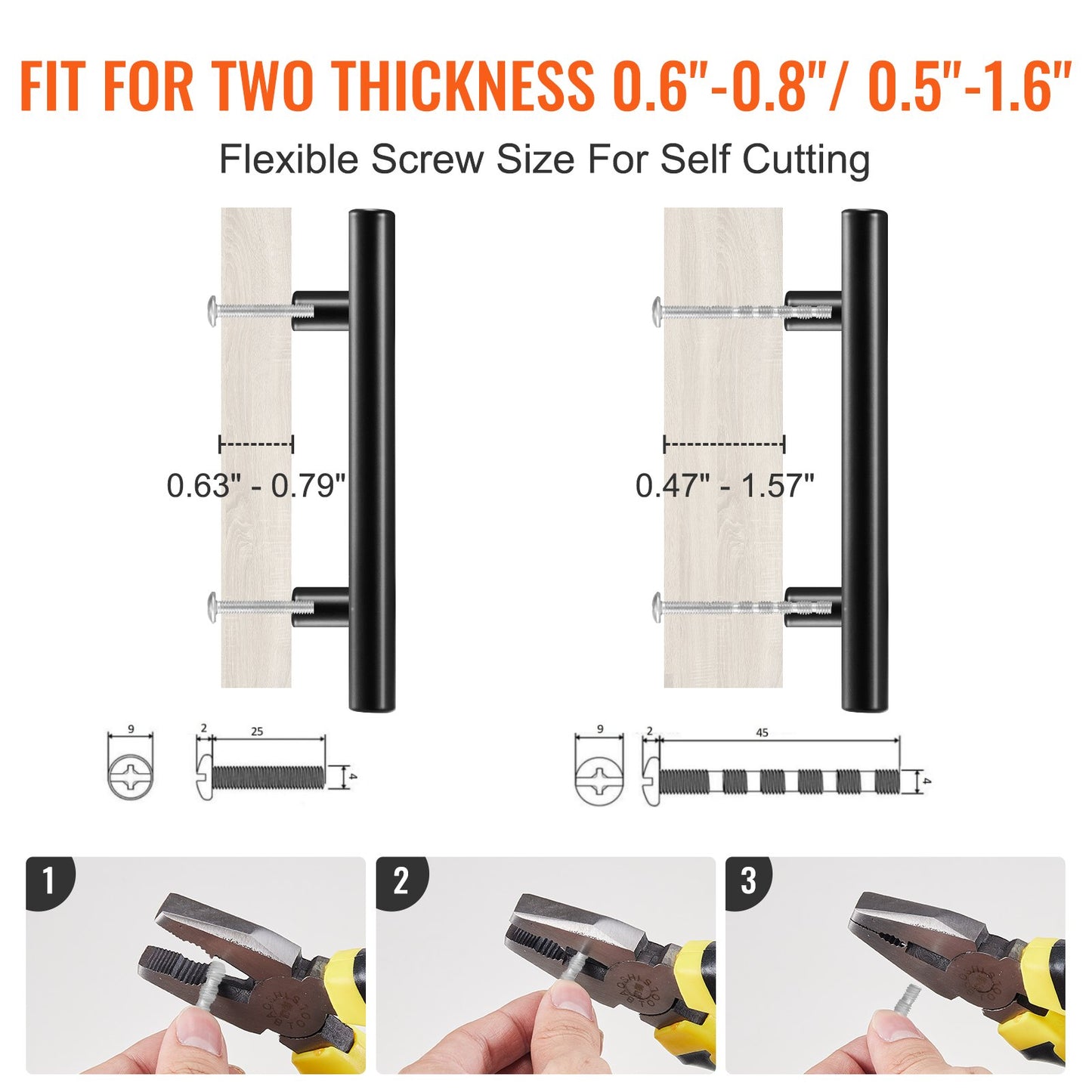30-Pack Cabinet Pulls, 3 Inch / 76 mm Center to Center Slim Kitchen Cabinet Drawer Pull, Stainless Steel Modern Kitchen Cabinet Door Handles for Kitchen Bathroom Bar Hardware Matte Black