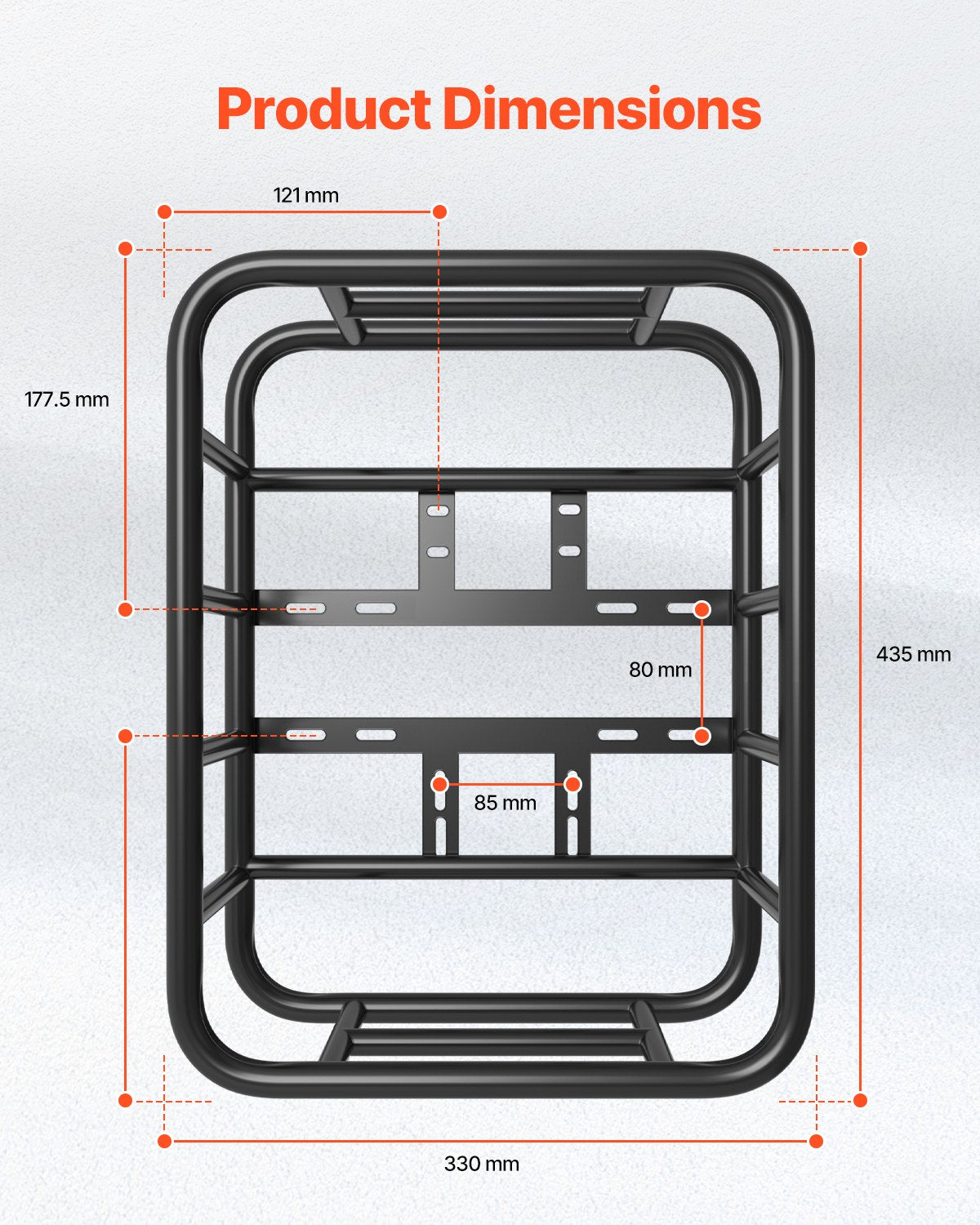 Bakre Cykelkorg Medium Cykelkorg Cargo Net Regntätt överdrag Liner