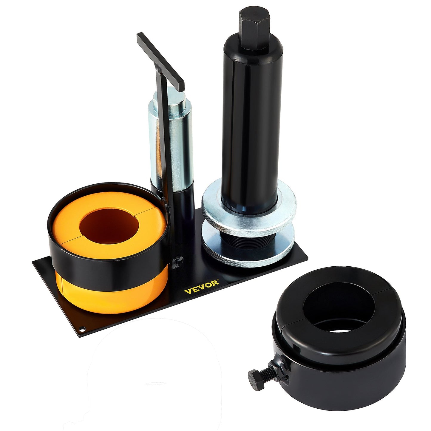 Carrier & Pinion Bearing Puller, Compatible with Dana 30, 40, 60, 70, Ford 9\" Ball Bearing, Pinion Puller Tool with 2 Clamshells, 45# Steel Clamshell Carrier Bearing Puller for Car Repair