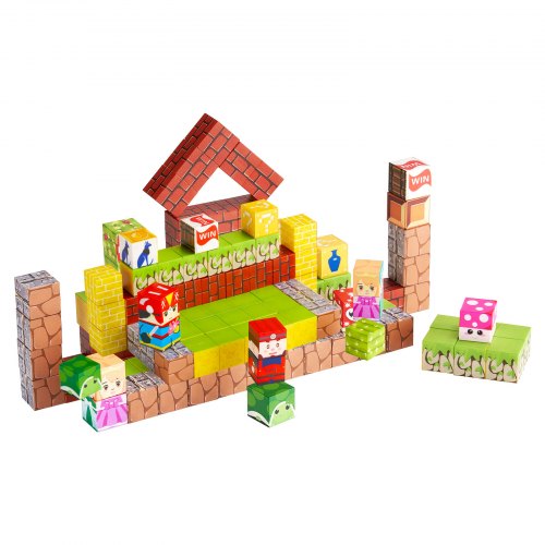 Magnetiska Block 100 ST Magnetblock Set STEM Montessori Sensoriska Leksaker