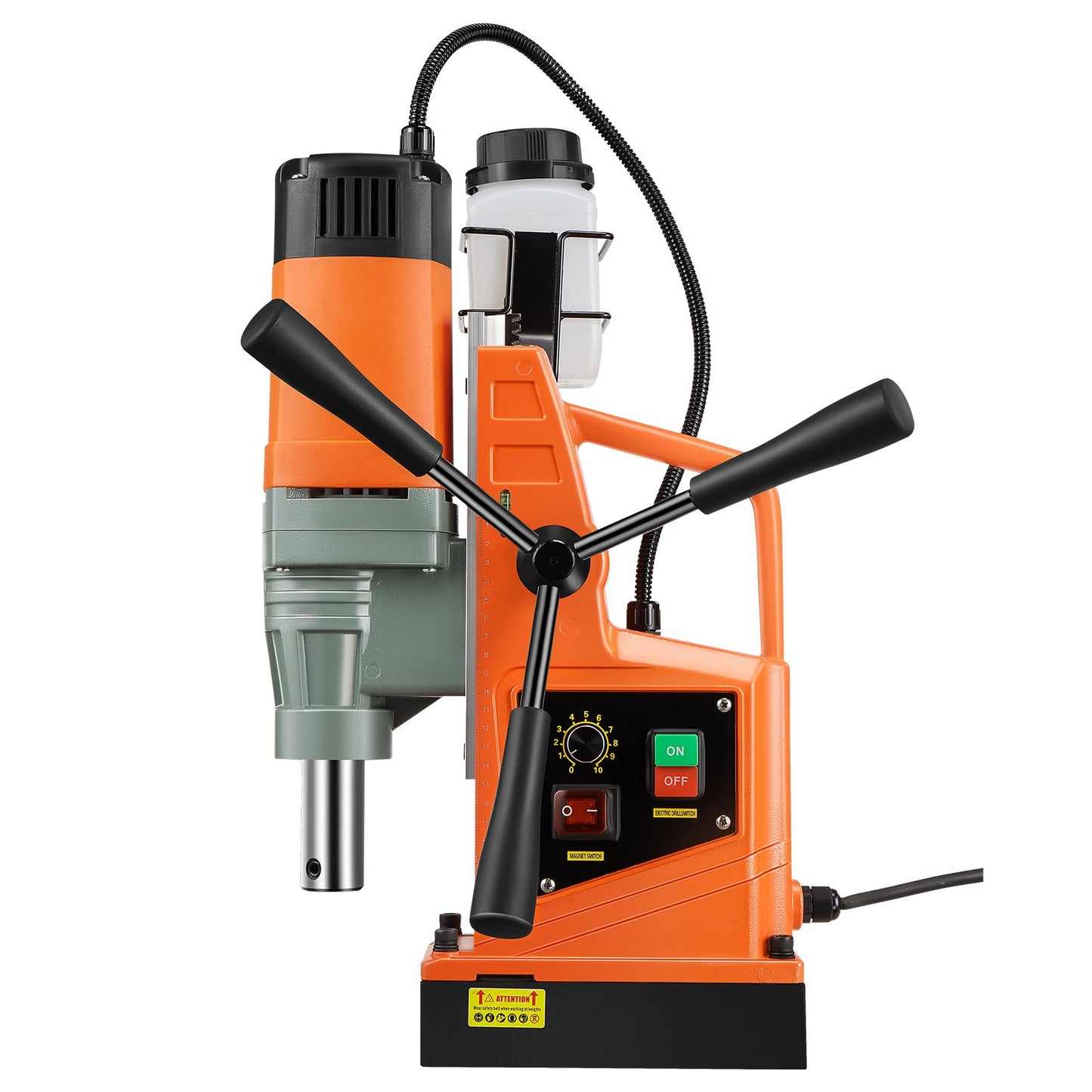 Magnetborrmaskin Magnetisk Borra 1550W 2922lbf/13000N Bärbar Mag Drill Tryck på 500rpm