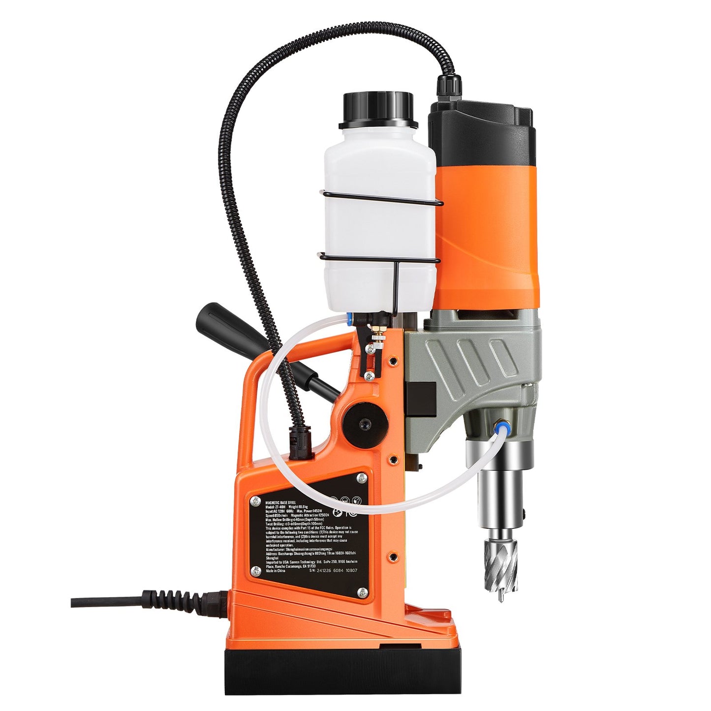 Magnetic Drill 1450W 12500N Portable Mag Drill Press 850RPM