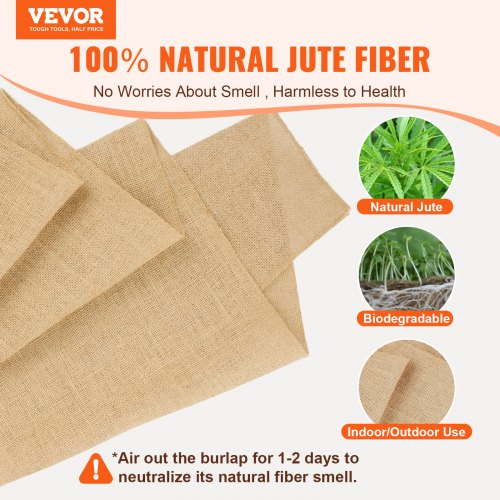 Burlap Fabric Roll Burlap Tree Wrap 14 inch x 30 feet for crafts and plants | EU