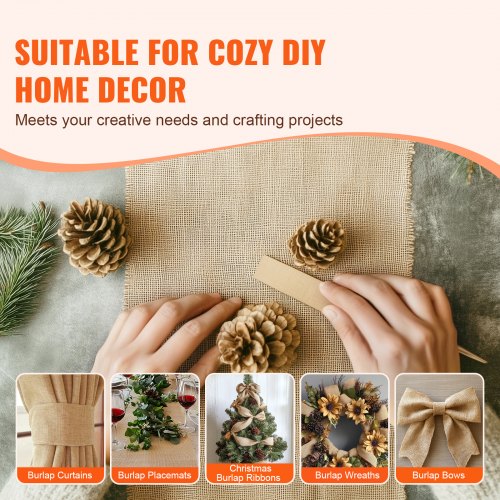 Burlap Fabric Roll Burlap Tree Wrap 14 inch x 30 feet for crafts and plants | EU