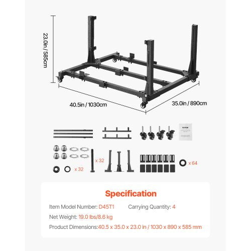 4 Dörrar Jeep Door Storage Cart för Jeep Wrangler JK JKU JL Gladiator | EU
