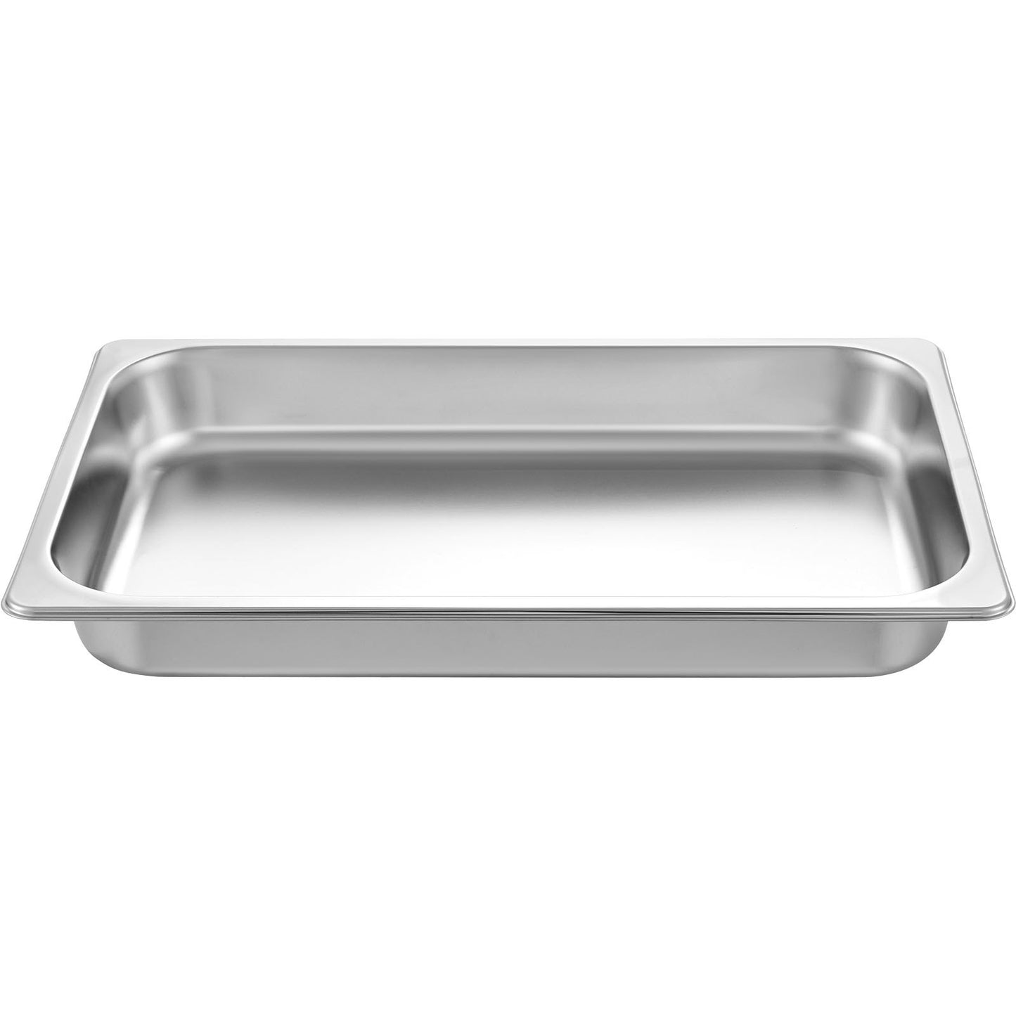 6er-Pack Dampfgarer-Pfannen 20,9 x 12,8 x 2,6 Zoll Tiefe Dampfgarer-Pfanne Volle Größe 8,5 L Edelstahl Tiefer Lebensmittelbehälter Ofenblech Hotel-Pfannen Anti-Stau Dampfgarer-Lebensmittel-Pfanne