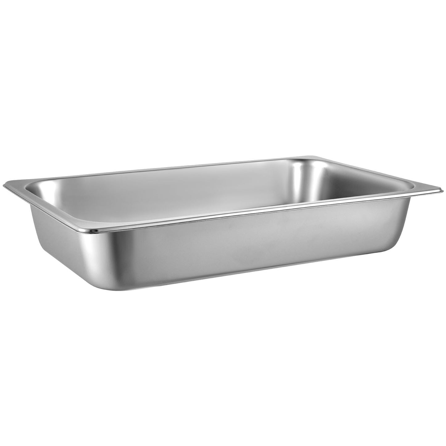 4-Pack Steamer Pans 20.9 x 12.8 x 3.9 Inch Deep Steamer Pan Full Size 13L Deep Food Container Stainless Steel Oven Tray Hotel Pans Anti-jam Steamer Food Pan