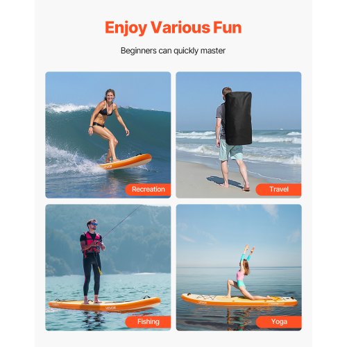 Uppblåsbar Stand Up Paddle Board 3,53 m Sup Surfbräda med Paddeltillbehör