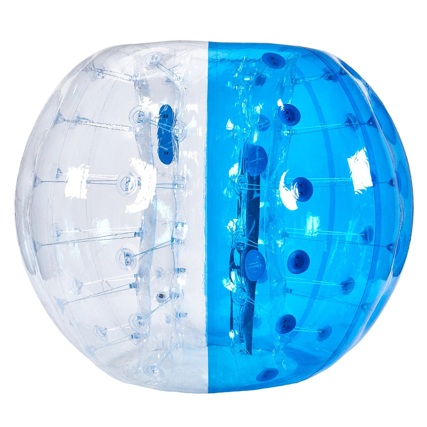 Uppblåsbar Bumper Ball 1-pack, 5FT/1,5 M Body Sumo Zorb Balls för tonåringar och vuxna, 0,8 mm tjocka PVC-bubblebollar för mänsklig hamster för utomhusspel för lagspel, Bumper Bopper-leksaker för trädgård, trädgård, park