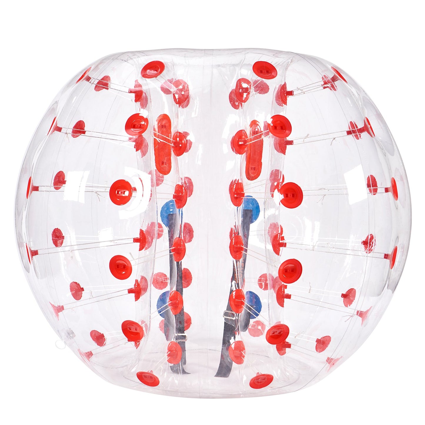 Uppblåsbar Bumper Ball 1-pack, 5FT/1,5 M Body Sumo Zorb Balls för tonåringar och vuxna, 0,8 mm tjocka PVC-bubblebollar för mänsklig hamster för utomhusspel för lagspel, Bumper Bopper-leksaker för trädgård, trädgård, park