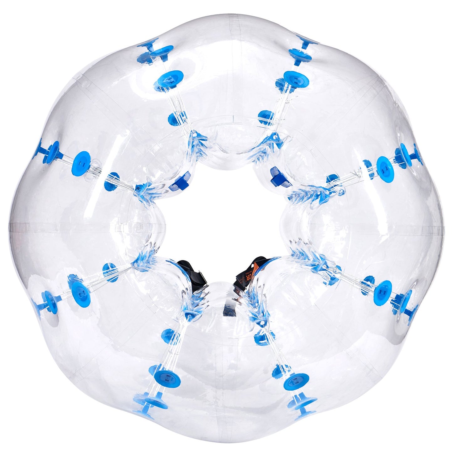 Uppblåsbar Bumper Ball 1-pack, 5FT/1,5 M Body Sumo Zorb Balls för tonåringar och vuxna, 0,8 mm tjocka PVC-bubblebollar för mänsklig hamster för utomhusspel för lagspel, Bumper Bopper-leksaker för trädgård, trädgård, park
