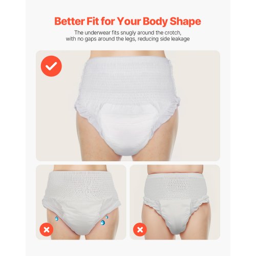 Incontinence underwear for adults Protective underwear for men and women Size L