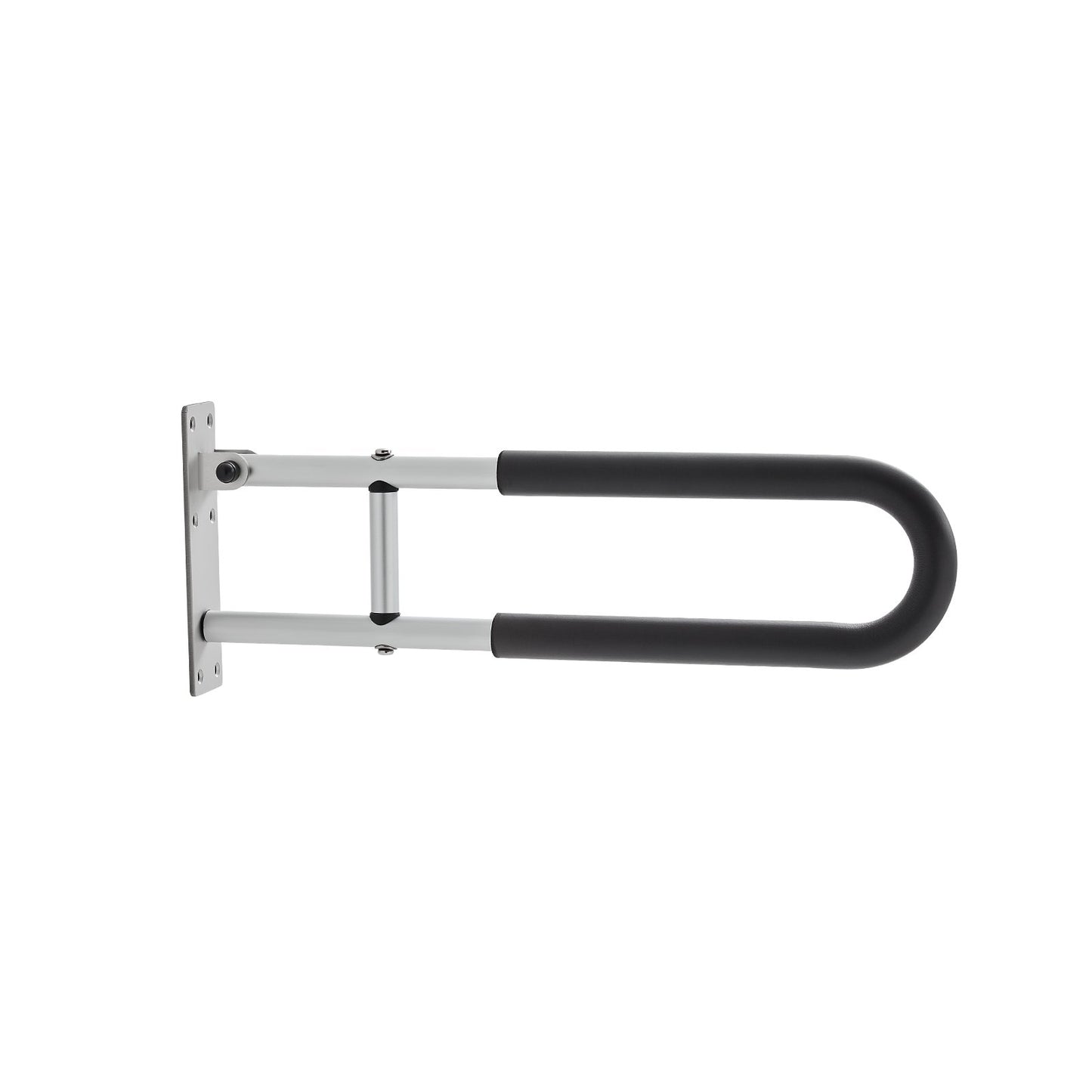Folding Toilet Safety Rail 23.8 In 300 Lbs Load Capacity Handicap Handle