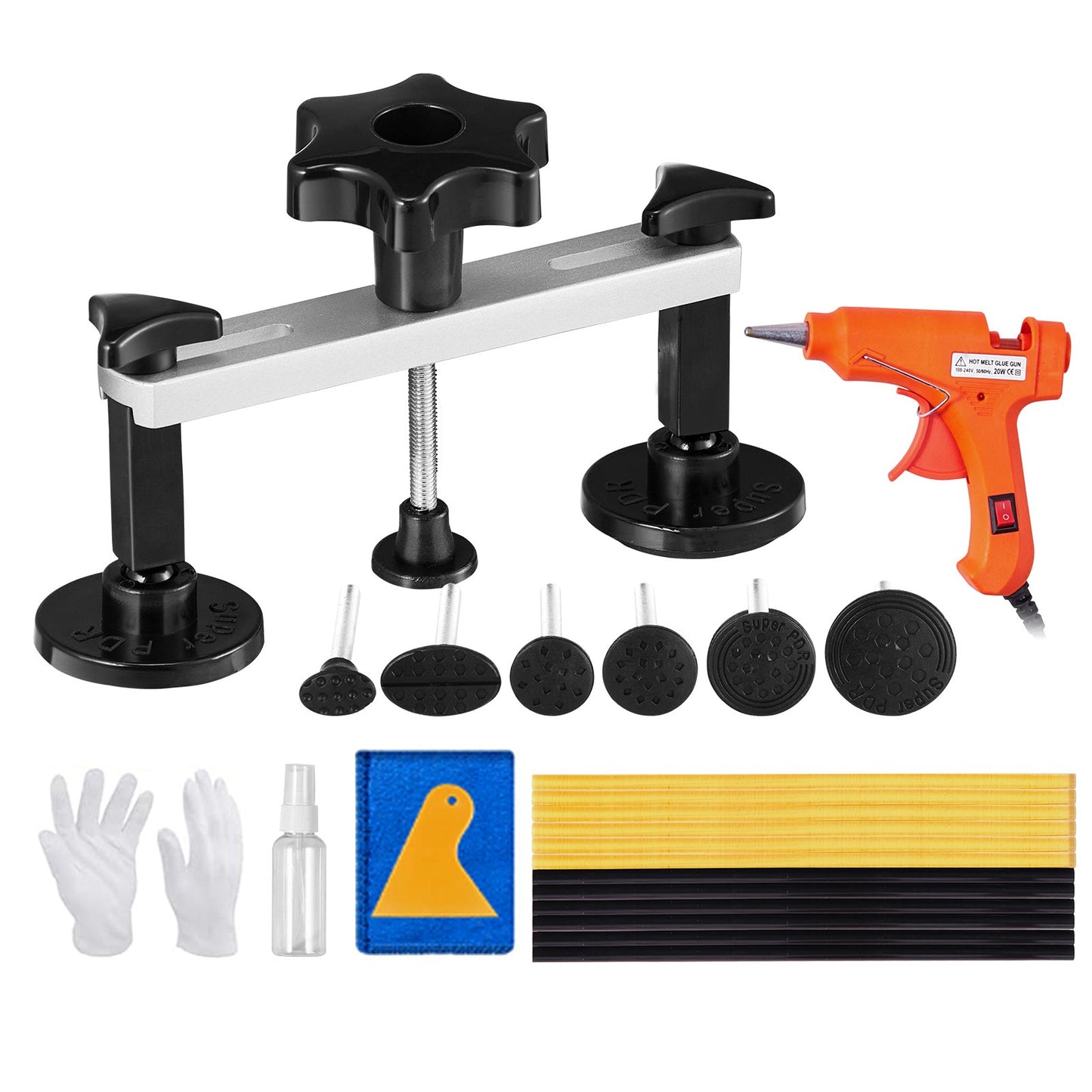 Auto Body Dent Puller Brücke Lifter Werkzeug Paintless Hagel Remover Reparatur Kit