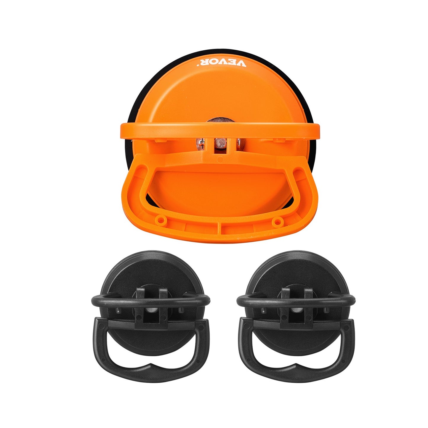 Dent Removal Kit, 3-pack sugkoppar, Dent Puller Handtagslyftare med handskar och trasa, lackfri bil bucklaborttagningsmedel för bilbucklor, glas, kakel, spegellyft och flyttning