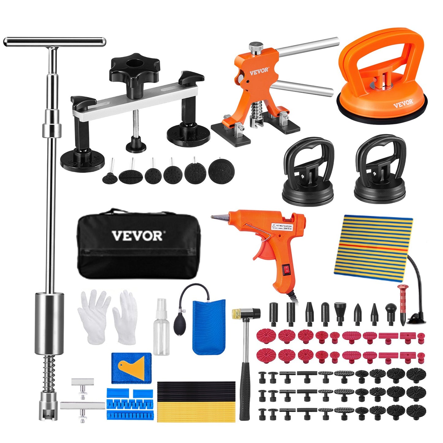 Car Body Dent Puller Bridge Lifter Tool Paintless Hail Remover Repair Kit