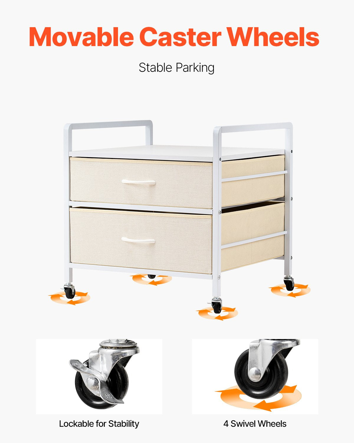Mini Fridge Stand with Storage 176 lbs White Mini Fridge Table 2 Drawers