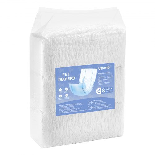 Disposable diapers for male dogs Super absorbent diapers for male dogs S 144 pcs