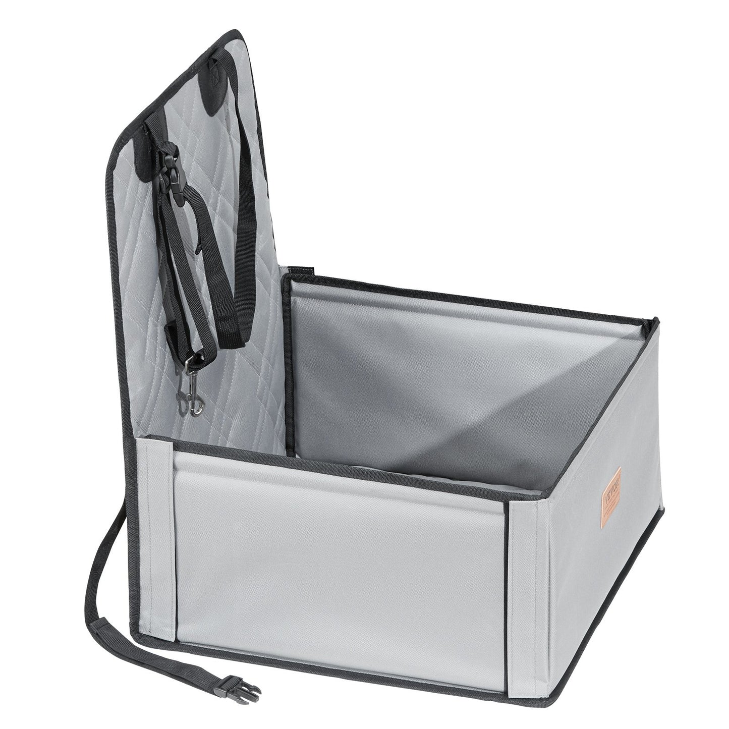 Dog Booster Autositz Haustier Autositz für kleine Hunde bis zu 26 lbs Grau