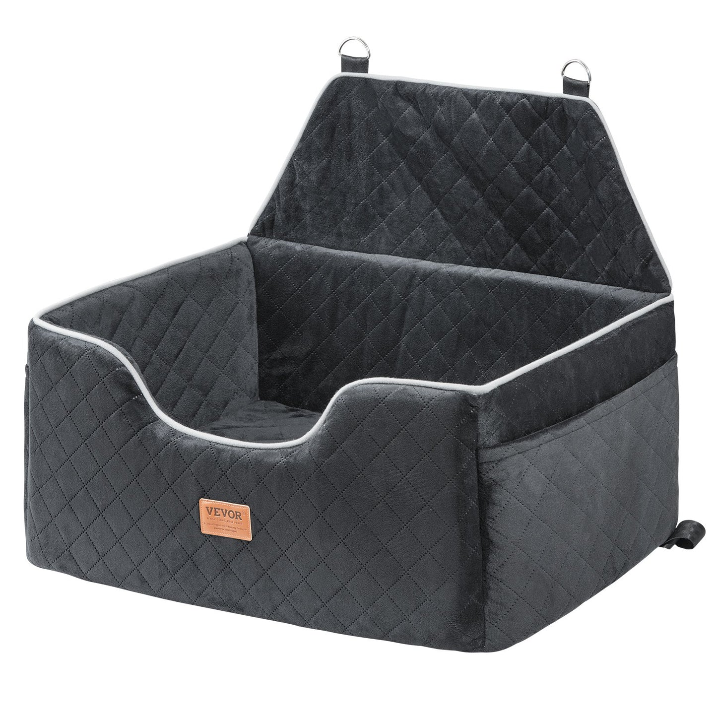 Dog Booster Car Seat Pet Car Seat for Medium Large Dog up to 55 lbs Black