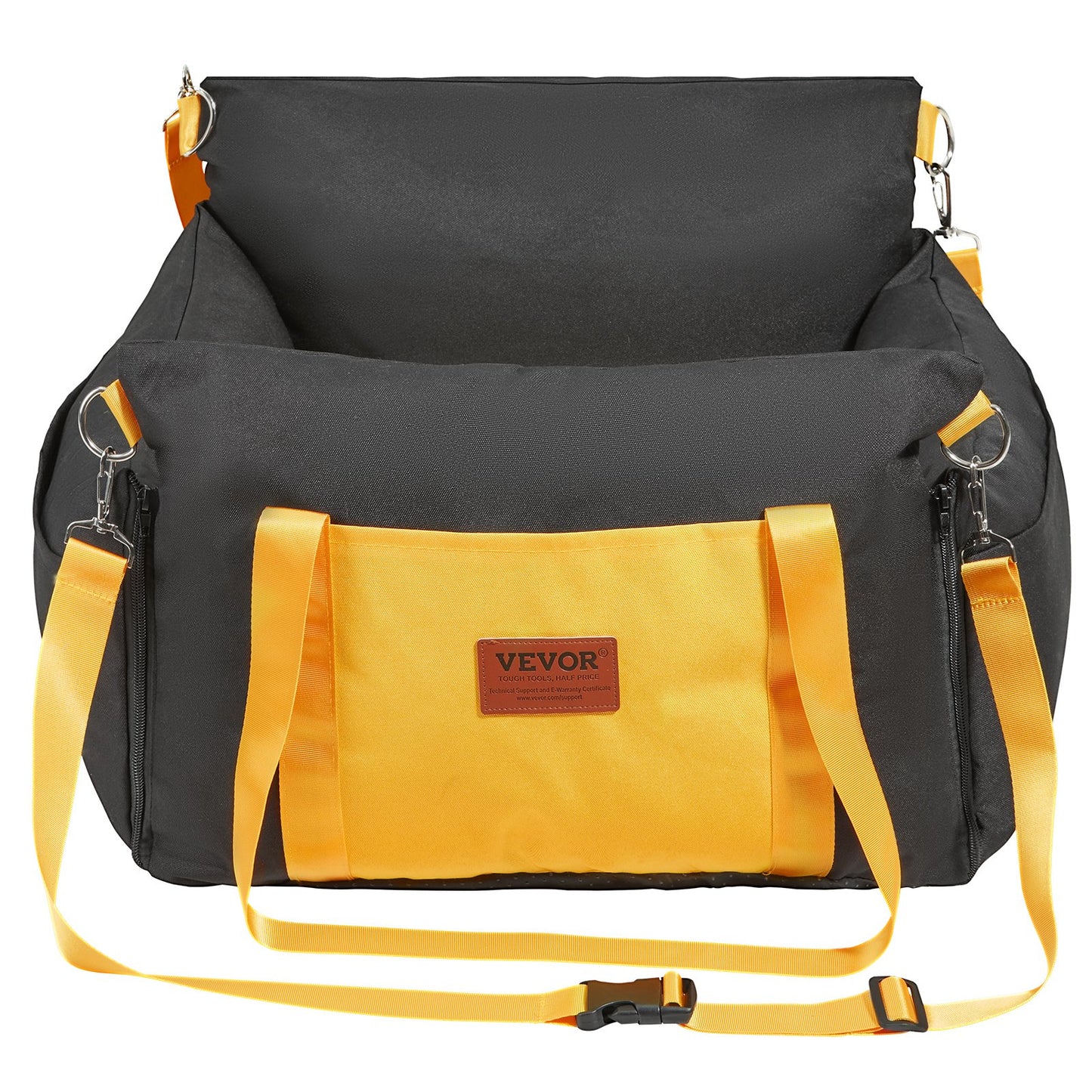 Dog Booster Car Seat Pet Car Seat för liten hund upp till 25lbs Svart