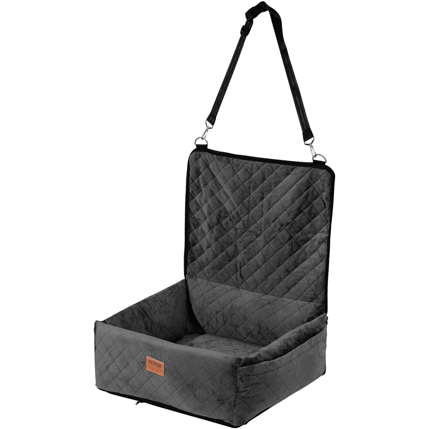 Dog Booster Autositz, Haustier-Autositz für kleine und mittelgroße Hunde bis zu 40 lbs, Schwarz