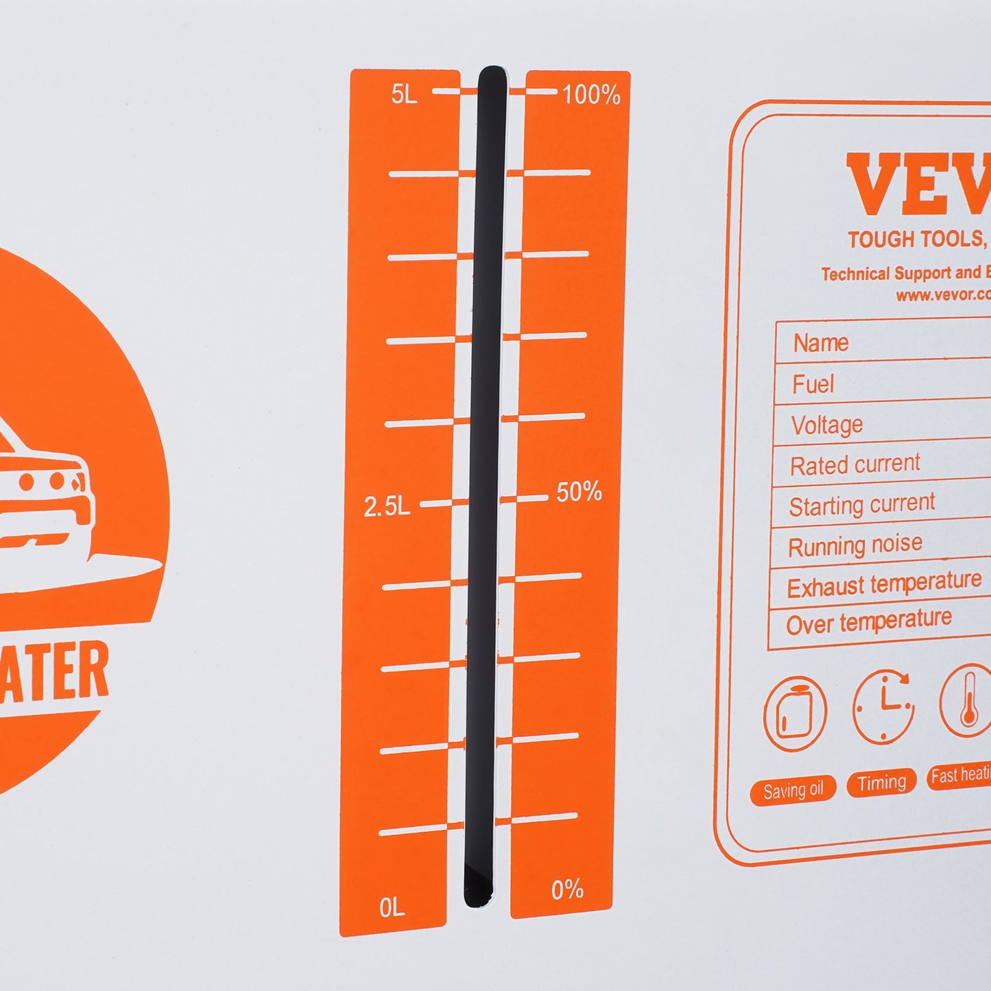 Diesel-Luftheizung, 12 V/24 V, 8 kW, Bluetooth-App-Fernbedienung für den Außenbereich