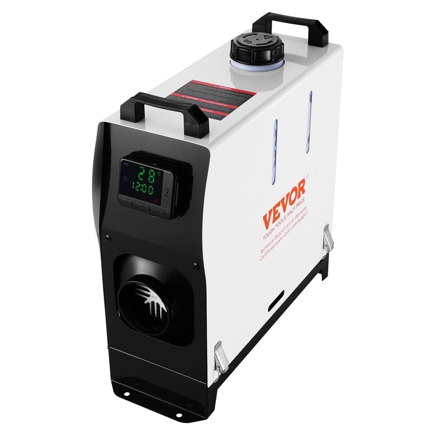 5-8KW Dieselheizung, Diesel-Luftheizung All-in-One mit Fernbedienung und LCD-Display, schnelles Aufheizen mit geringer Geräuschentwicklung, tragbare Dieselheizung für LKW, Auto, Wohnmobil und Innenbereich