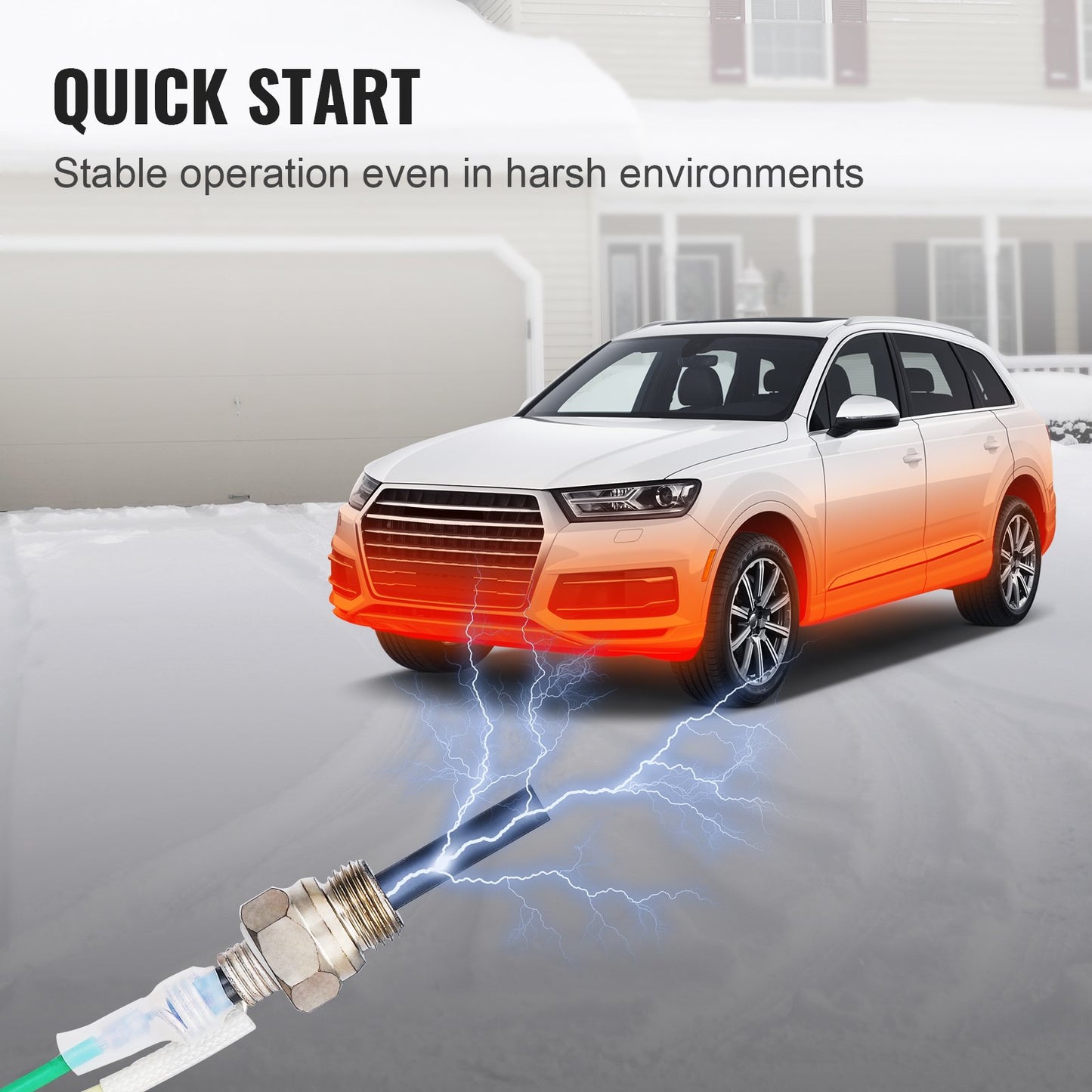 Dieselvärmare Glödstiftssats, Keramisk Glödstift Reparationssats, Air Diesel Parkeringsvärmare del med demonteringsbeslag, Diesel Värmare Rebuild Kit för 2KW/5KW/8KW Dieselvärmarebyte