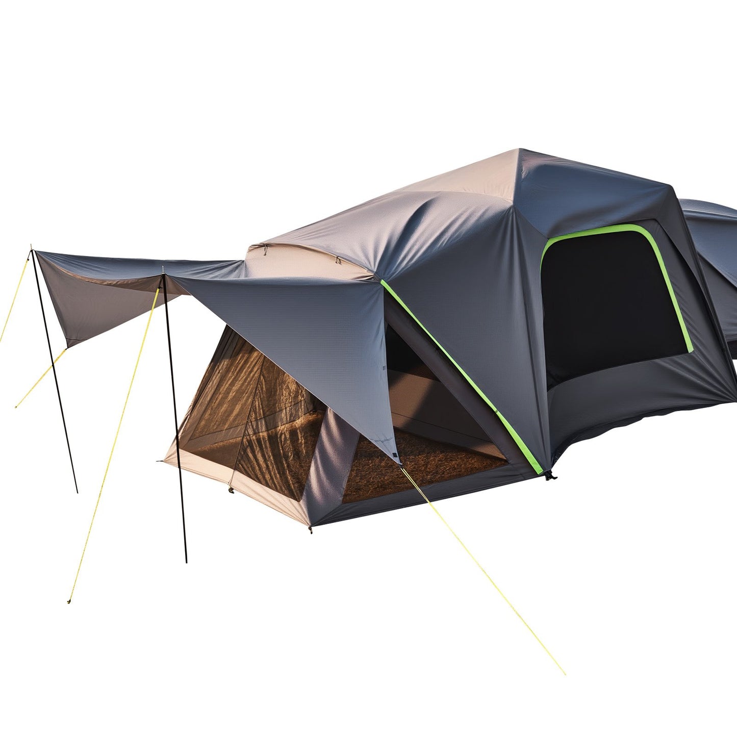 SUV Campingtält Utomhus SUV-tält med markis Vattentätt för 5-8 personer