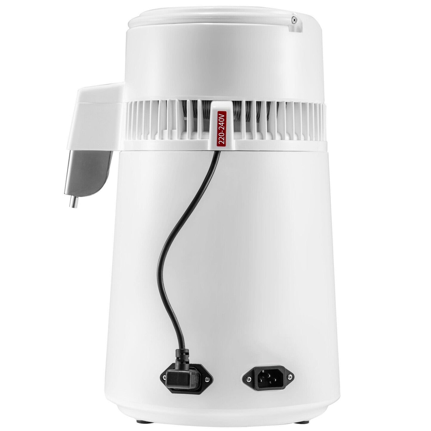 4L Water Distiller 1L/H Destillerat vatten Maker Timing & Temp Display Vit