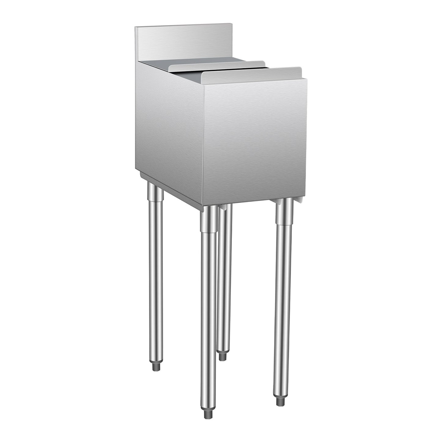 Commercial Ice Bin 28 L Underbar Ice Bin med Skjutlock Flaskhållare
