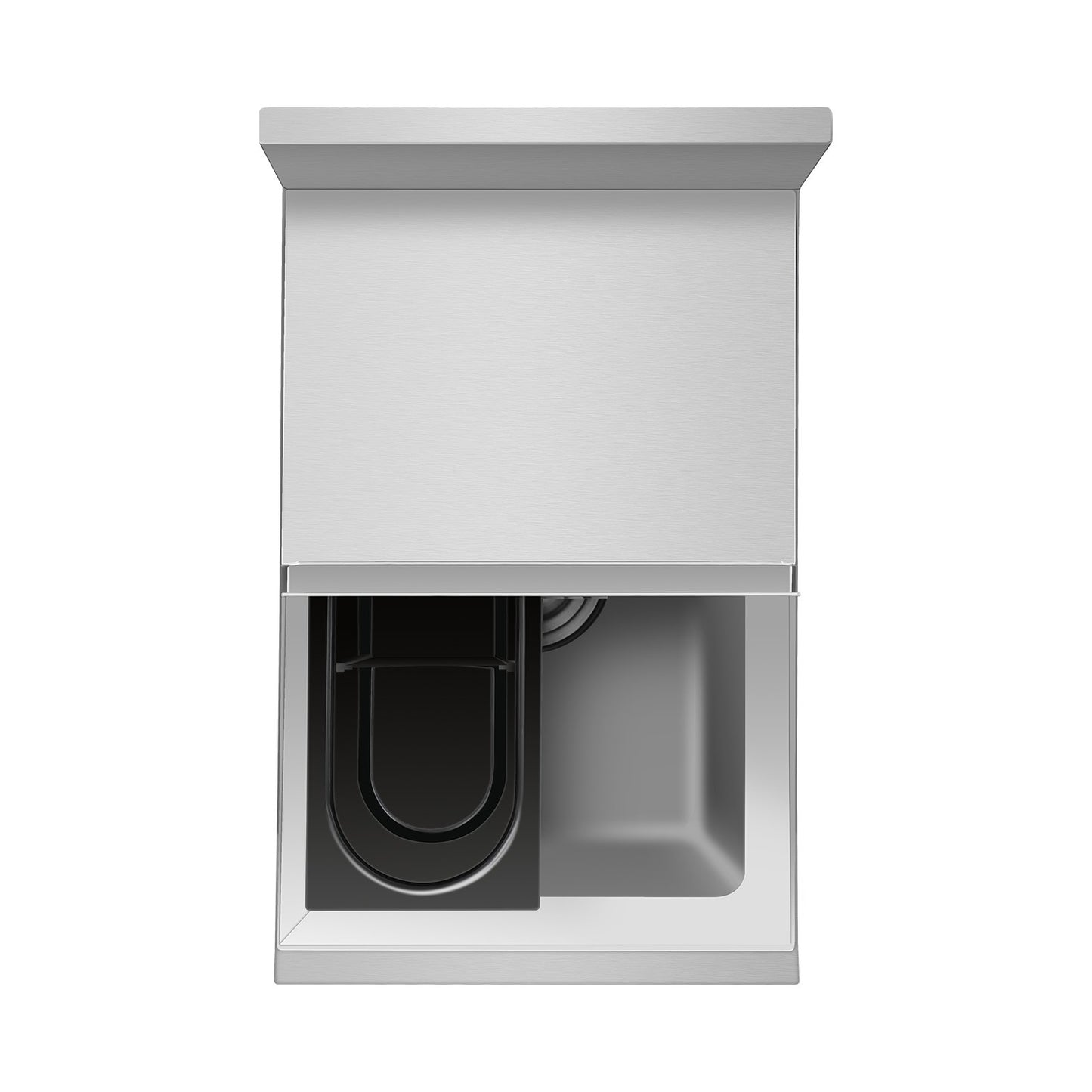Commercial Ice Bin 28 L Underbar Ice Bin med Skjutlock Flaskhållare