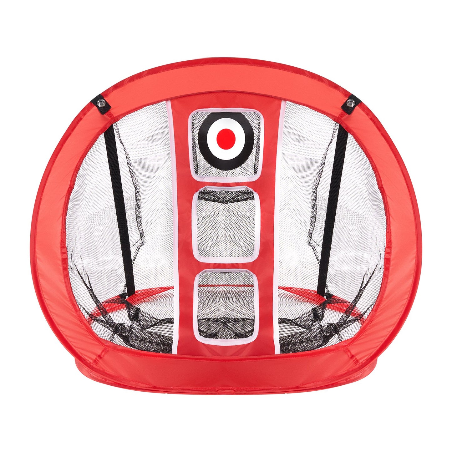 Golf-Chipping-Netz, Pop-Up-Golf-Übungsnetz, tragbares Golf-Schlaghilfenetz für drinnen und draußen, mit Zielscheibe und Tragetasche, für das Training des Schwungs im Hinterhof, Geschenk für Männer, Golfliebhaber, Rot