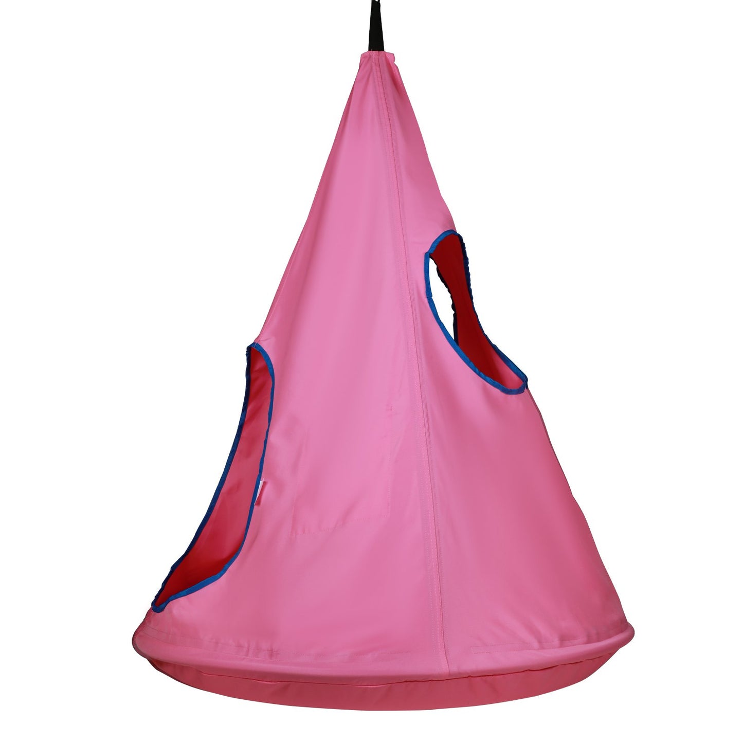 Kids Nest Chair, Hängmatta stol med justerbart rep, Hängmatta stol för barn inomhus och utomhus (39" D x 52" H), 250lbs Viktkapacitet, Rosa