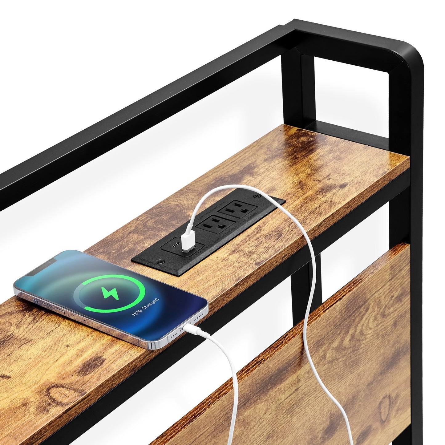 Headboard for King Size Bed Headboard with Shelf and Charging Station