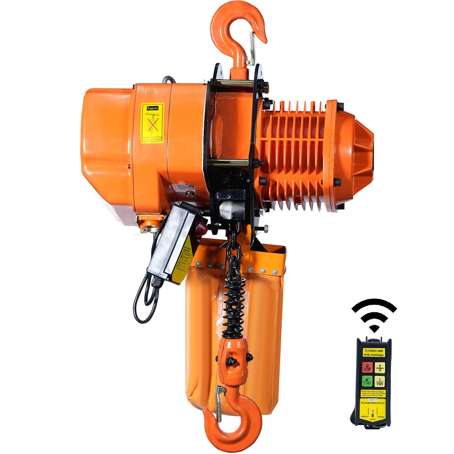 Elektrischer Kettenzug Dreiphasiger Kranzug 4400 lbs Tragkraft 20 Fuß Hub