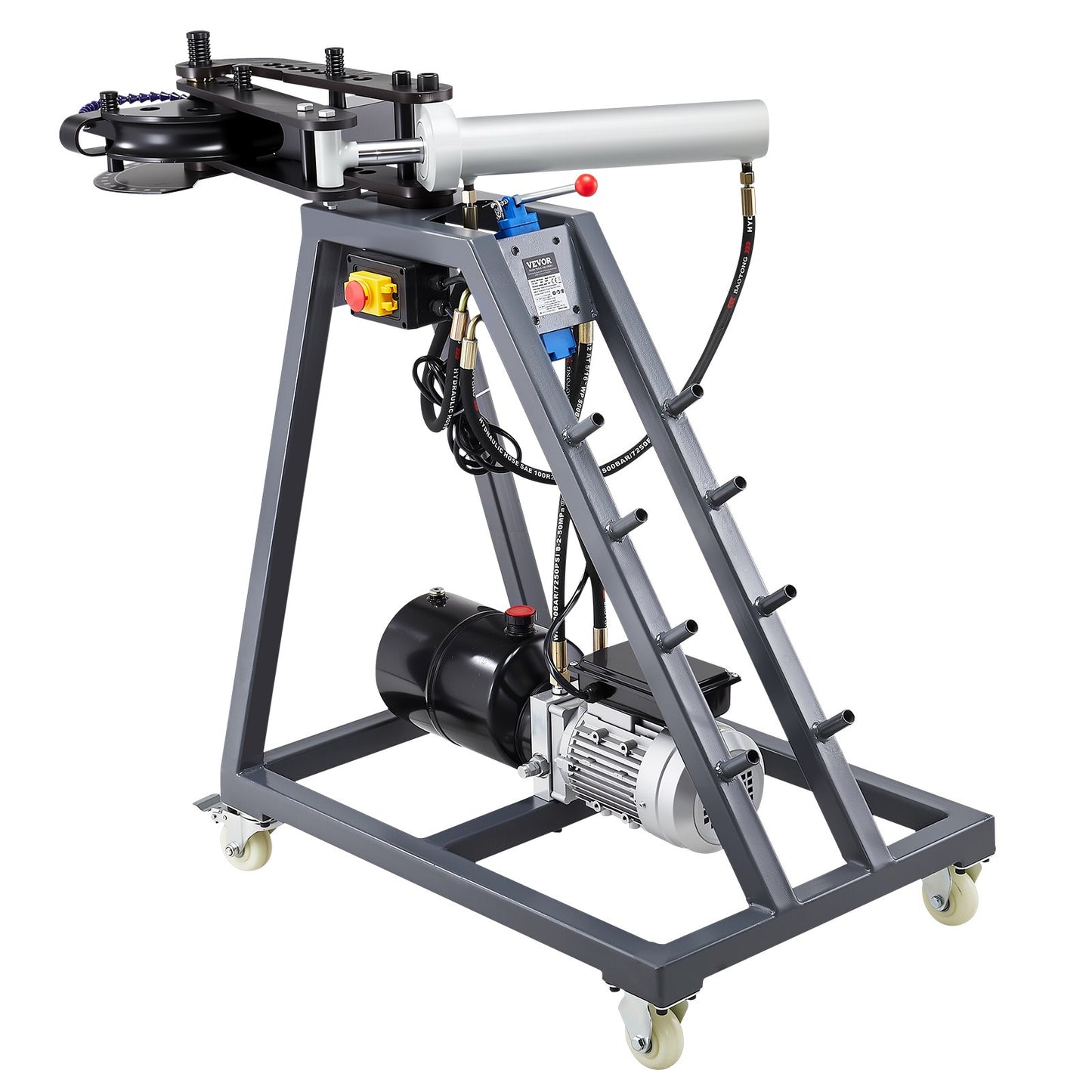 Elektrisk rörbockningsmaskin 750W rörbockare med 6L hydraulcylinder