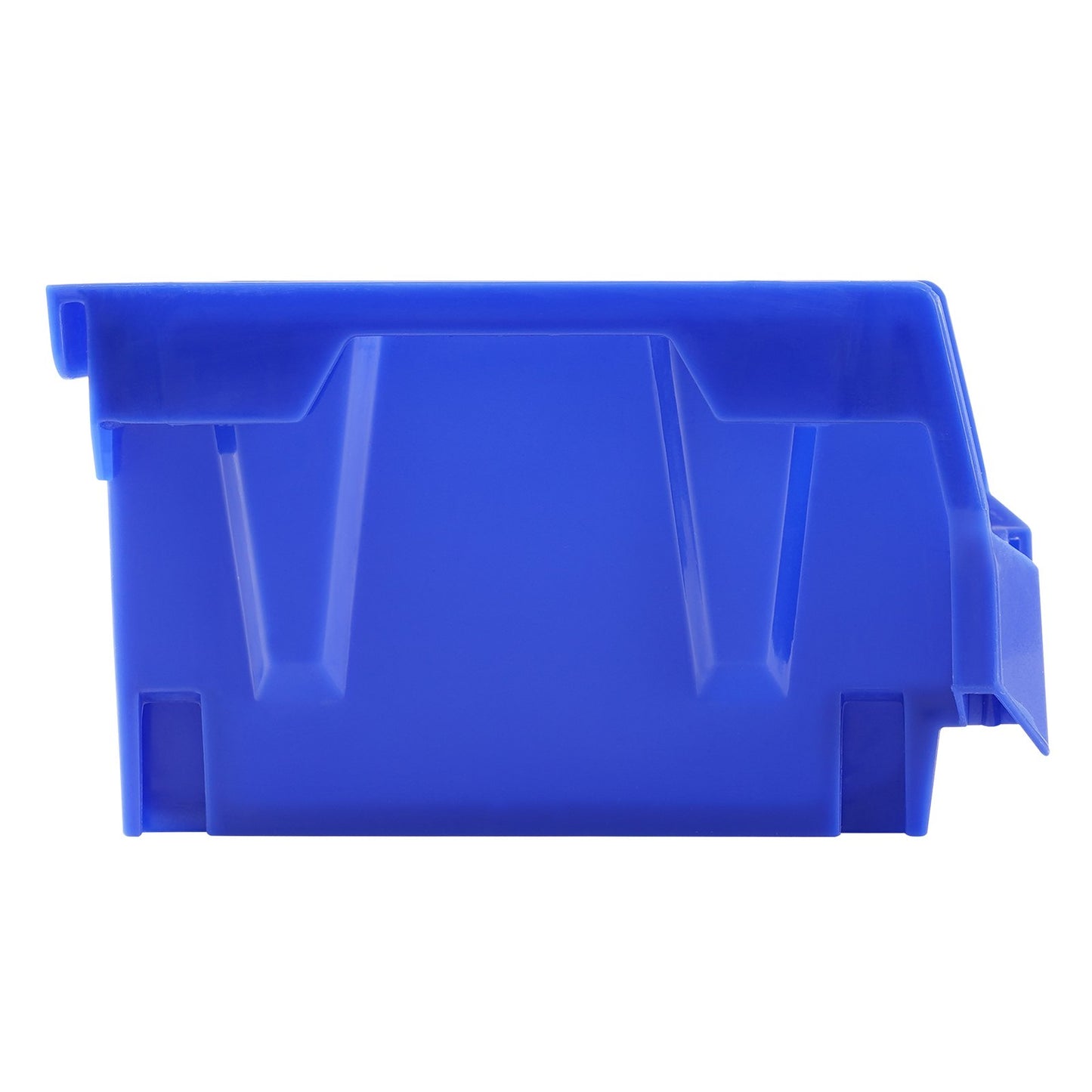 Plastic Storage Bins, (5-inch x 4-inch x 3-inch), Hanging Stackable Storage Bins, Blue/Red, 24-Pack, Heavy Duty Stacking Containers for Closet, Kitchen, Office or Pantry Organization
