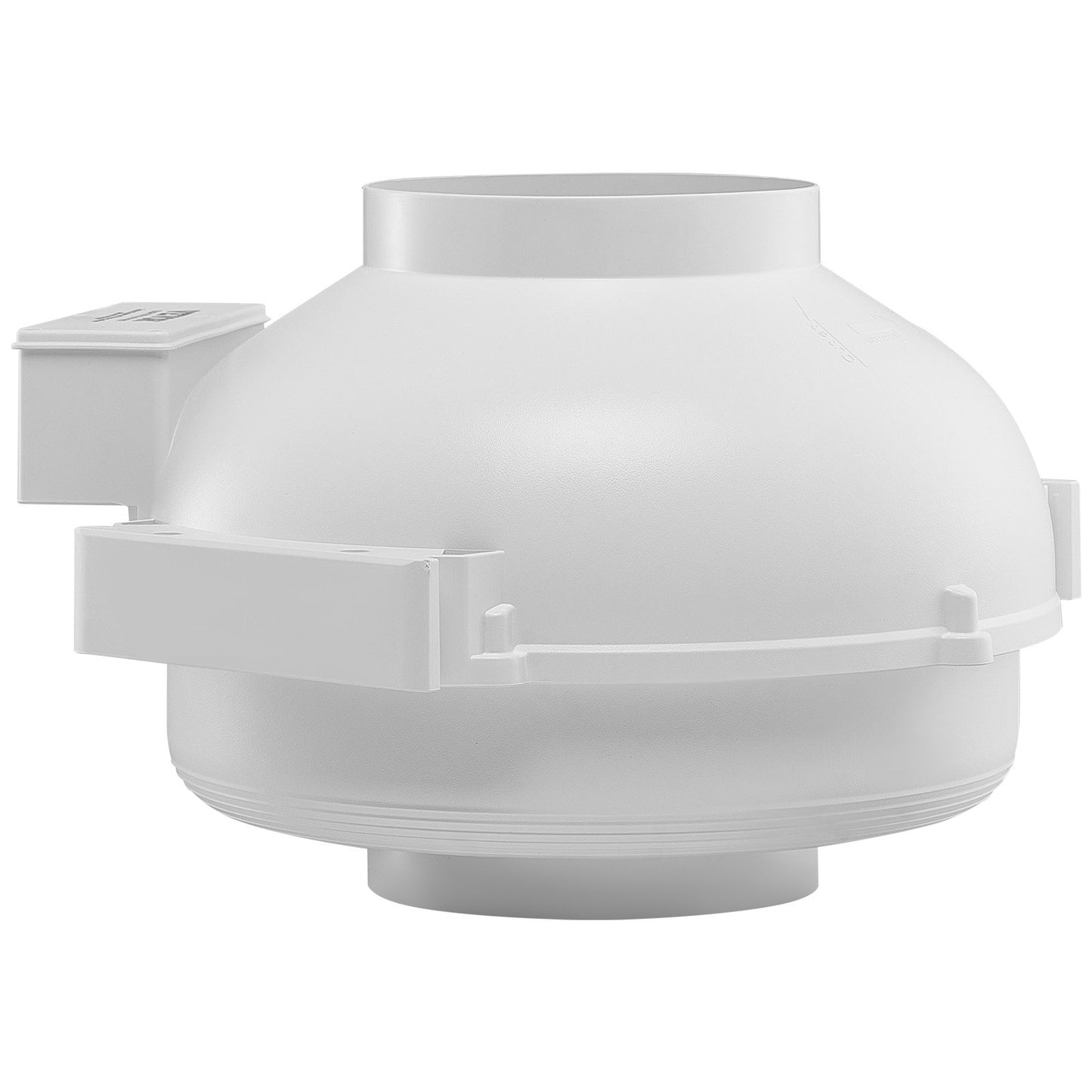 6" to 4.5" Radon Mitigation Fan System Kit Quiet 380 CFM Inline Duct Fan