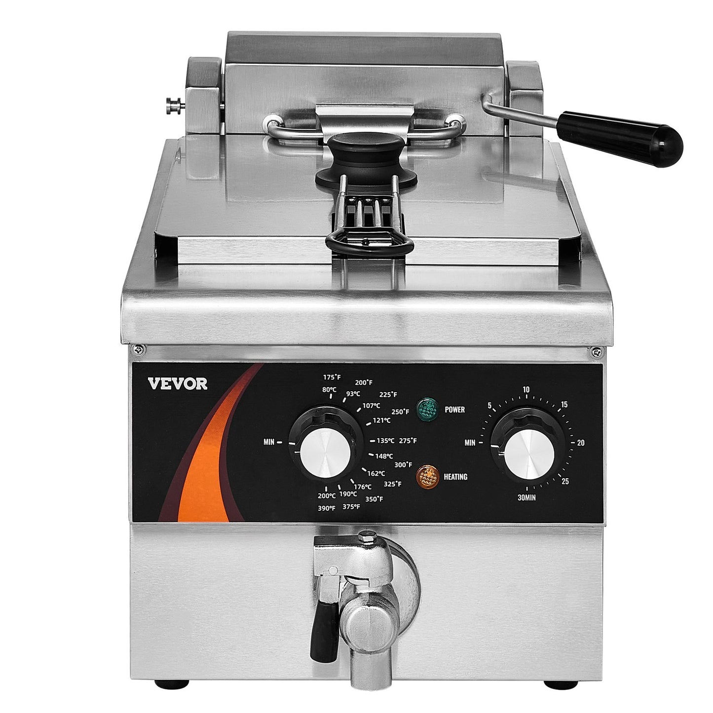 Commercial Electric Deep Fryer Countertop Deep Fryer 9Qt /8.5L