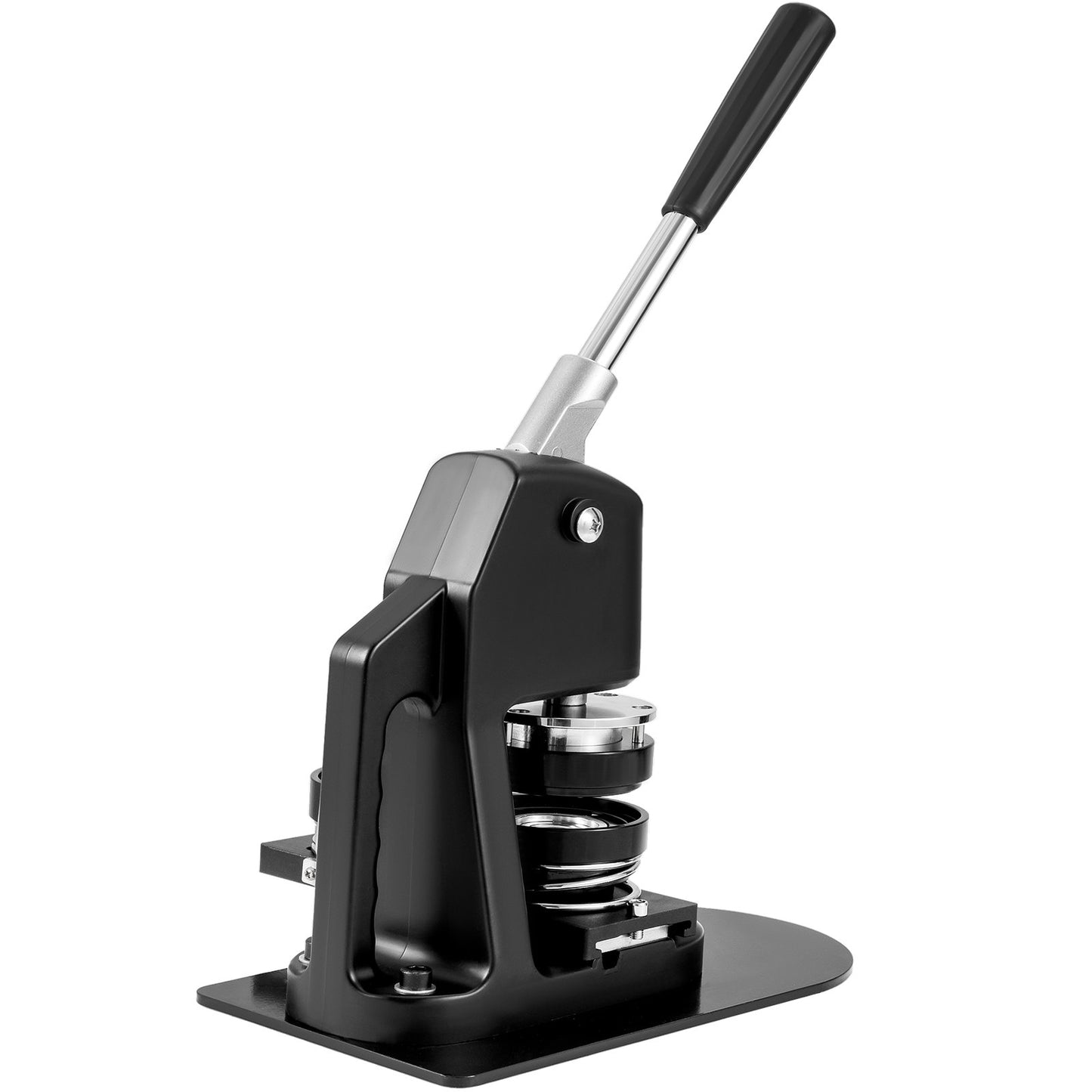 Buttonmaschine, mehrere Größen 1 + 2,25 Zoll Badge Punch Press Kit, Pin Maker für Kinder-DIY-Geschenke, Zubehör zur Buttonherstellung mit 500 Stück Buttonteilen & Kreisschneider & Zauberbuch