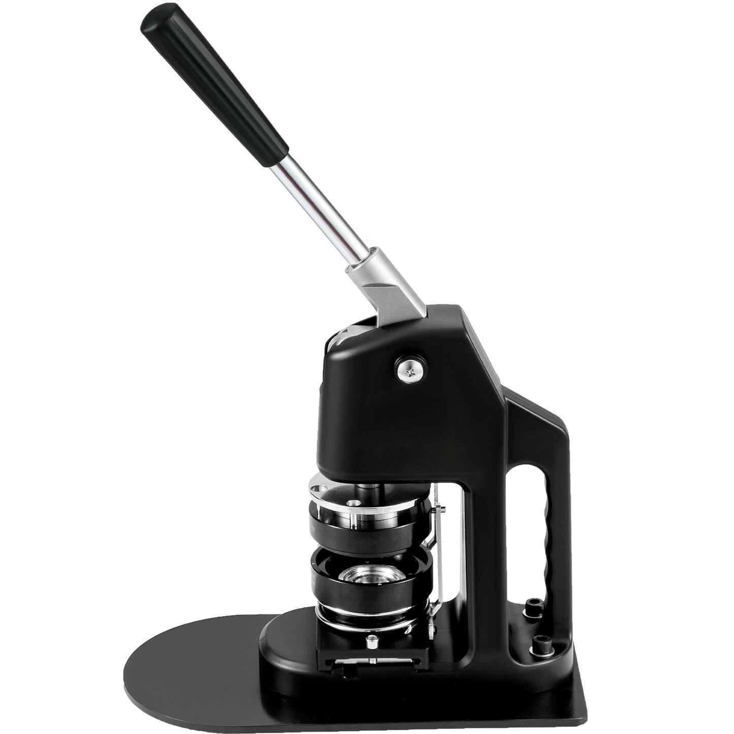 Buttonmaschine, mehrere Größen 1 + 2,25 Zoll Badge Punch Press Kit, Pin Maker für Kinder-DIY-Geschenke, Zubehör zur Buttonherstellung mit 500 Stück Buttonteilen & Kreisschneider & Zauberbuch